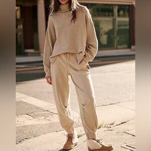 Free people Hailee Turtleneck Set Black - NWT XS